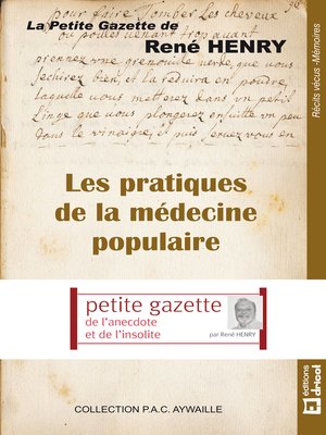 cover image of Les pratiques de la médecine populaire